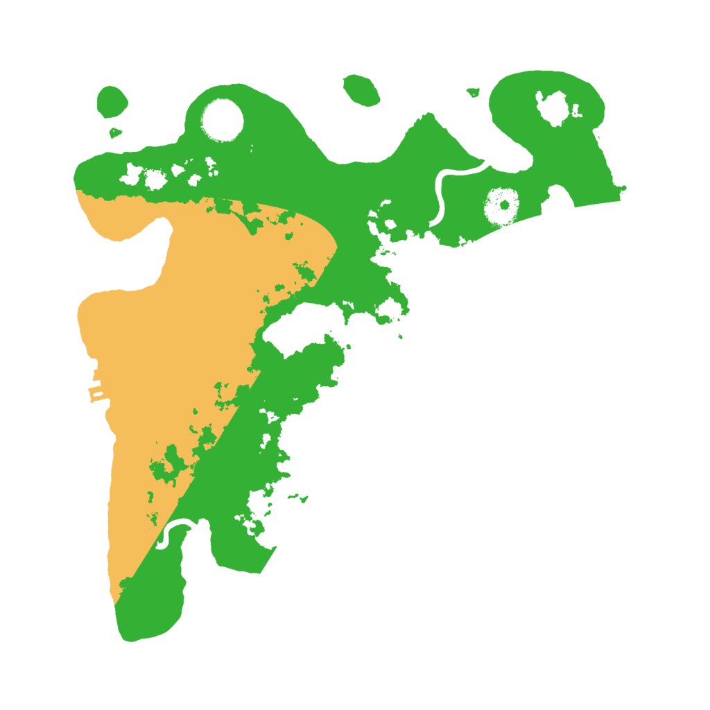 Biome Rust Map: Procedural Map, Size: 3000, Seed: 133190491