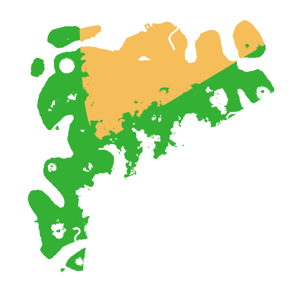 Biome Rust Map: Procedural Map, Size: 3500, Seed: 1545238826