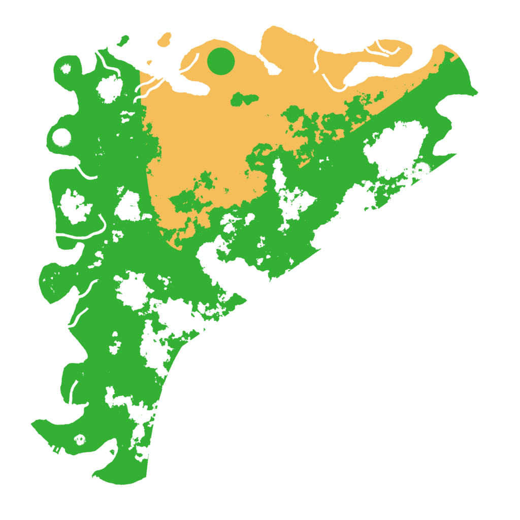 Biome Rust Map: Procedural Map, Size: 5000, Seed: 544321221