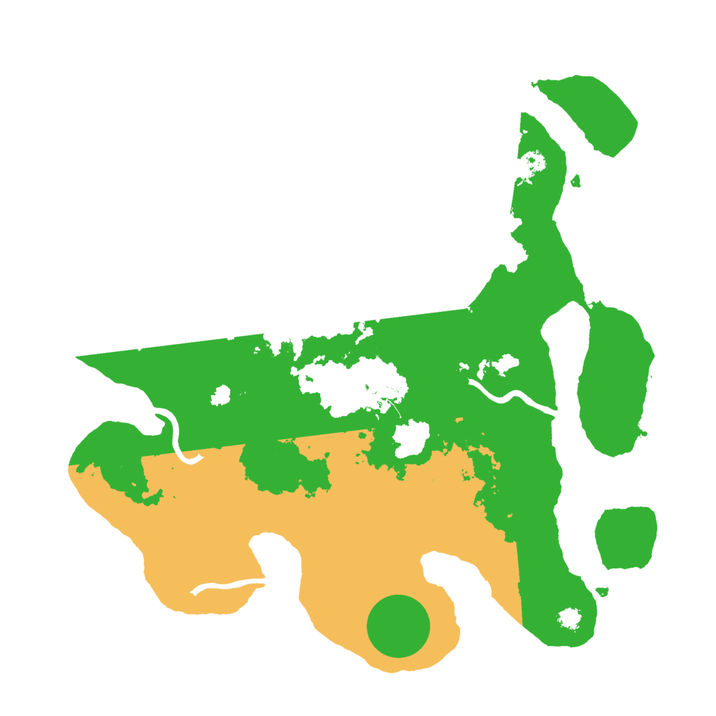 Biome Rust Map: Procedural Map, Size: 3000, Seed: 287466139