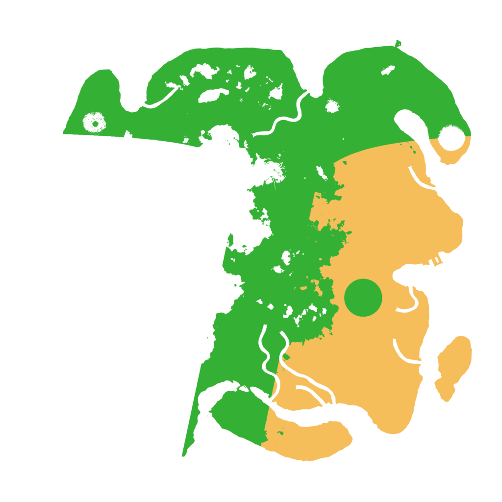 Biome Rust Map: Procedural Map, Size: 3500, Seed: 1528654553
