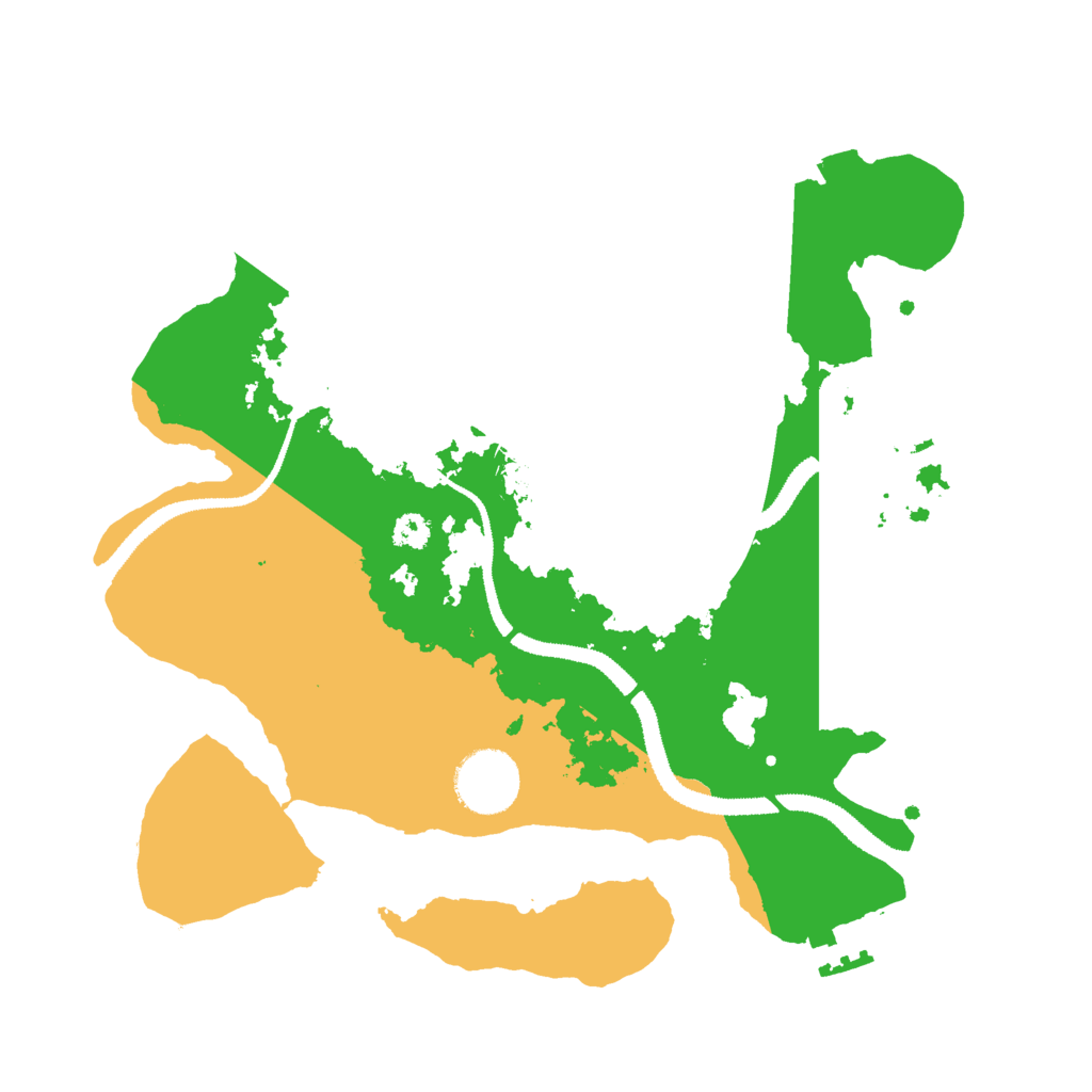 Biome Rust Map: Procedural Map, Size: 3000, Seed: 2270