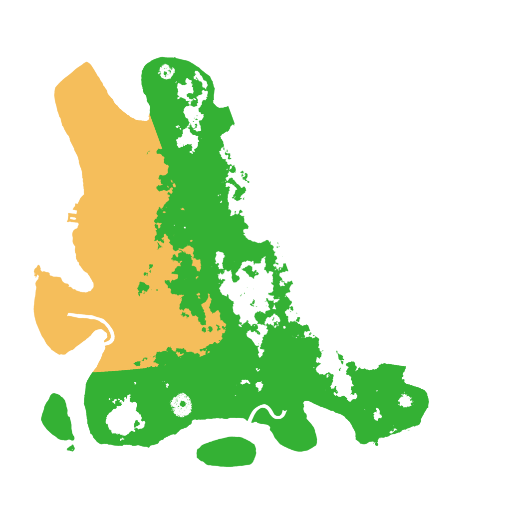 Biome Rust Map: Procedural Map, Size: 3500, Seed: 2043652239