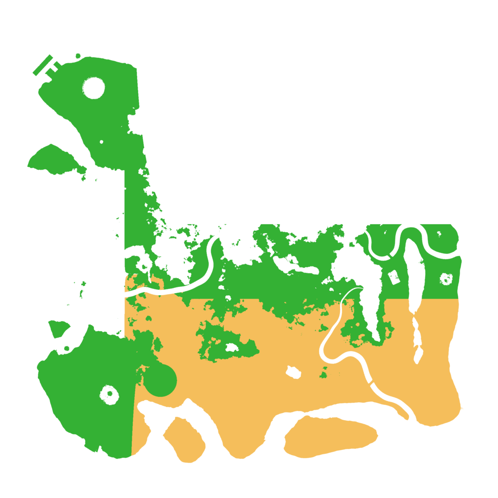 Biome Rust Map: Procedural Map, Size: 4000, Seed: 258122470