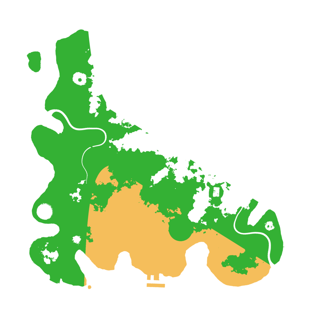 Biome Rust Map: Procedural Map, Size: 3500, Seed: 708881044