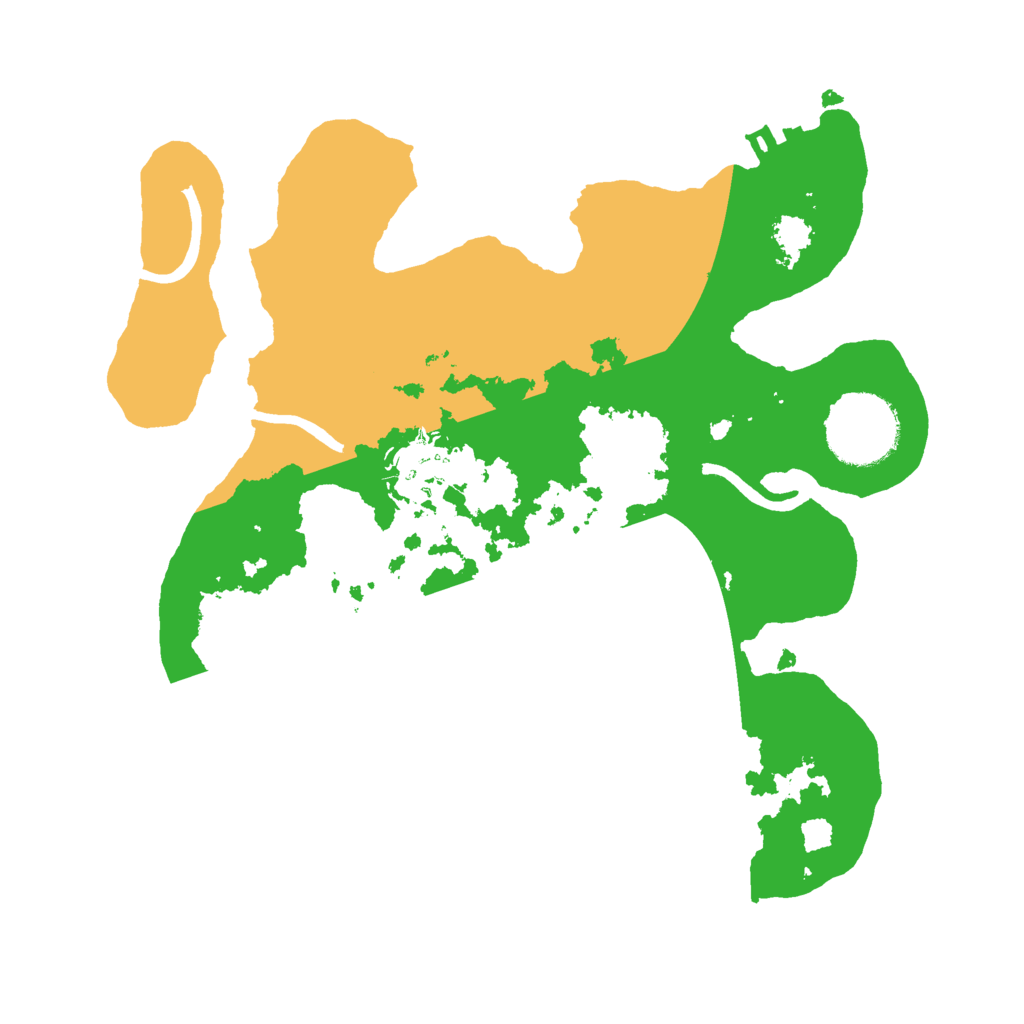 Biome Rust Map: Procedural Map, Size: 2500, Seed: 1669444969