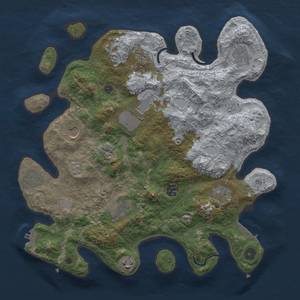 Thumbnail Rust Map: Procedural Map, Size: 3750, Seed: 487365326, 17 Monuments