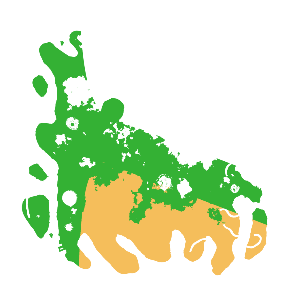 Biome Rust Map: Procedural Map, Size: 3500, Seed: 538558793