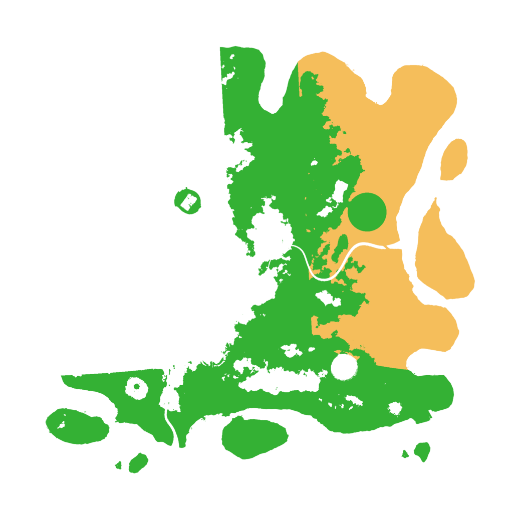 Biome Rust Map: Procedural Map, Size: 3500, Seed: 1031727608