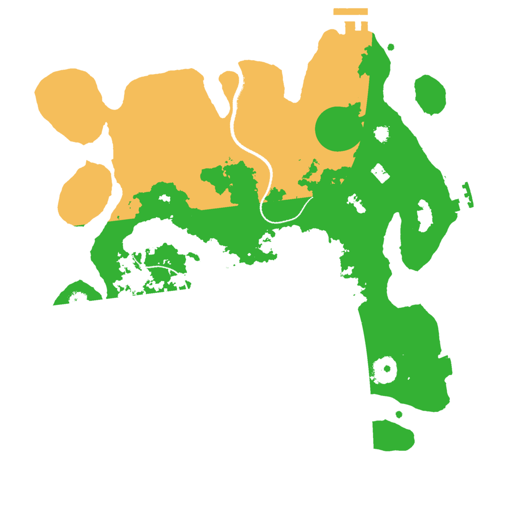 Biome Rust Map: Procedural Map, Size: 3000, Seed: 841307988