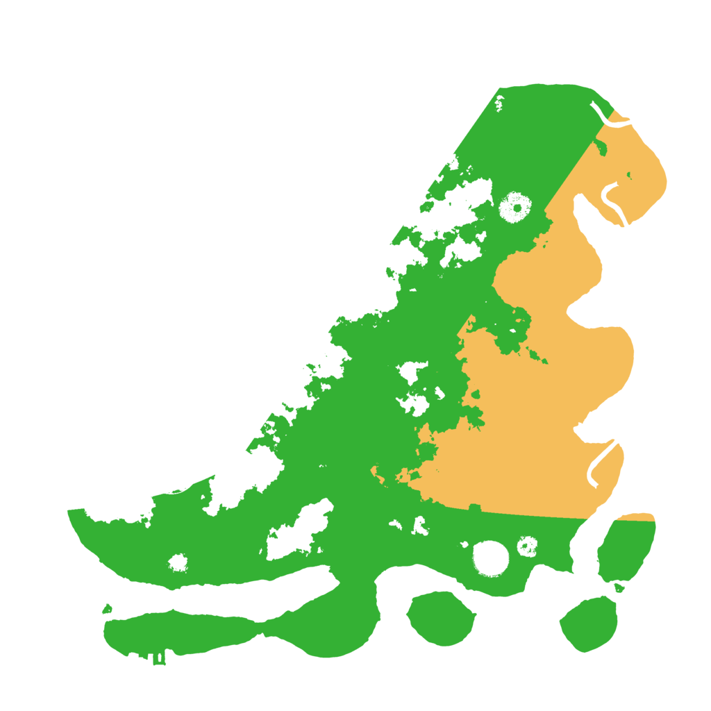 Biome Rust Map: Procedural Map, Size: 3500, Seed: 275557625