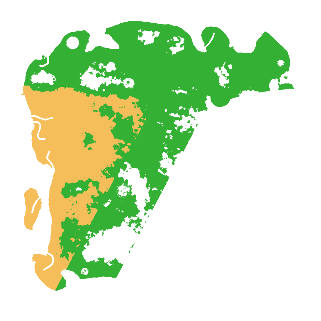 Biome Rust Map: Procedural Map, Size: 4500, Seed: 420073713