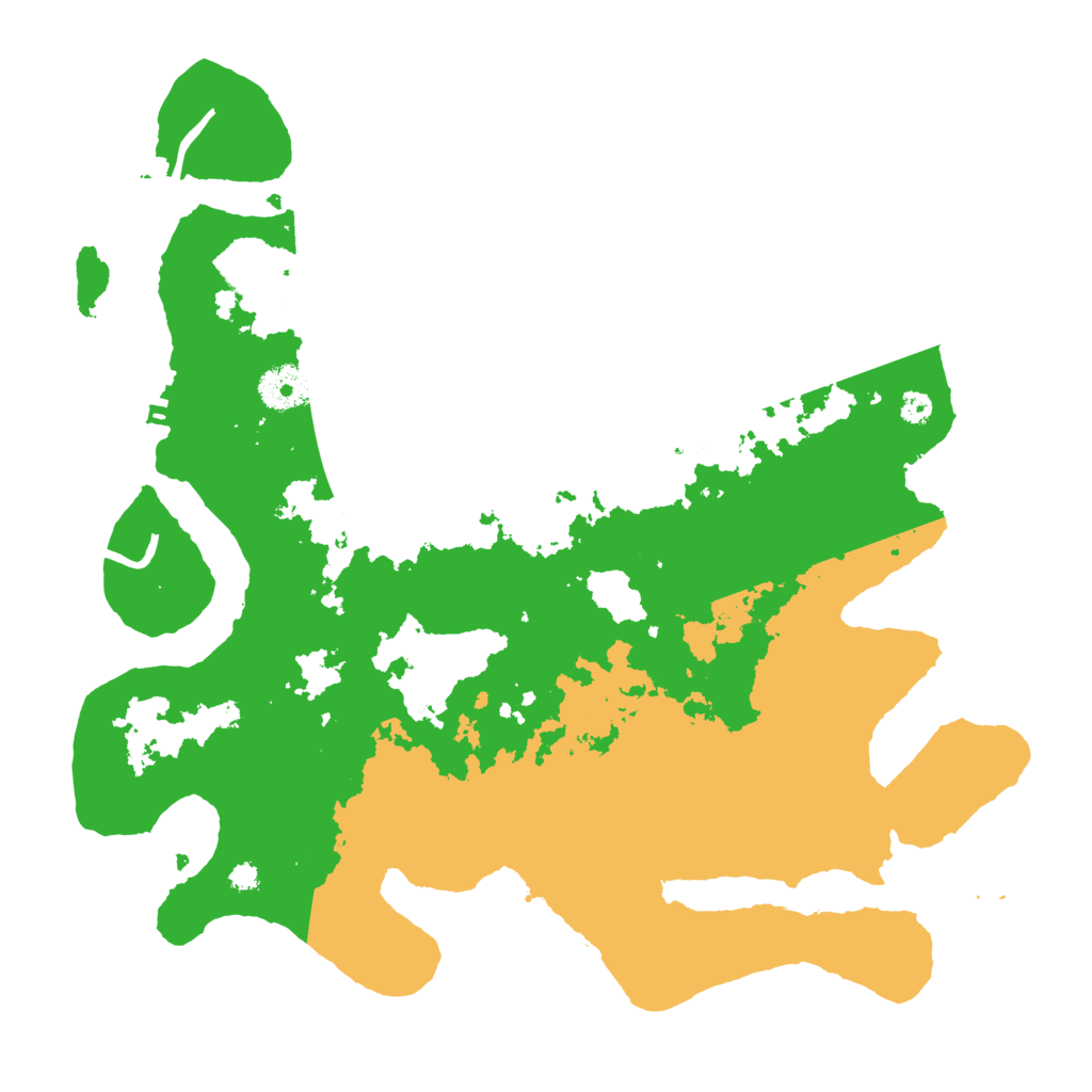 Biome Rust Map: Procedural Map, Size: 3500, Seed: 3495224