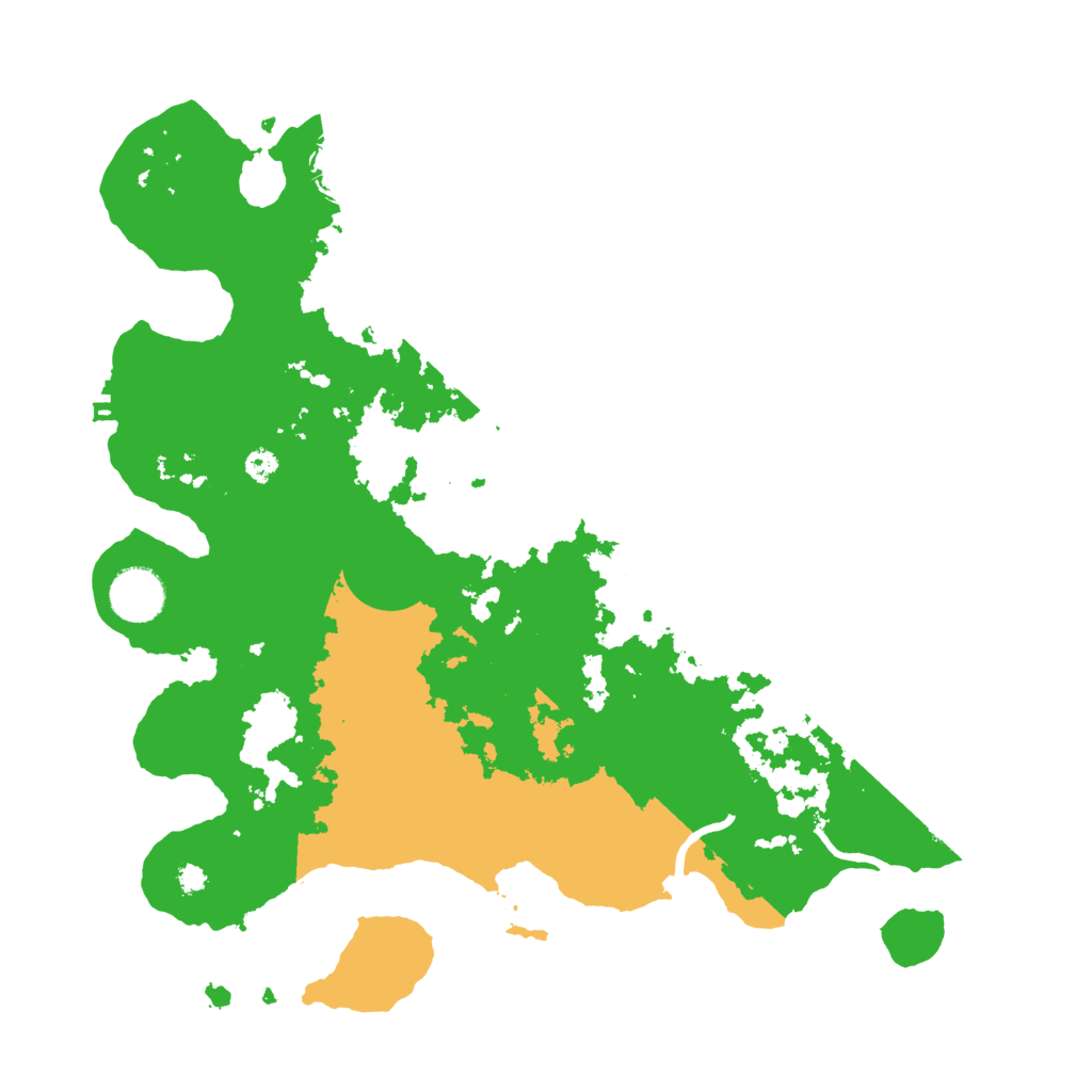 Biome Rust Map: Procedural Map, Size: 3500, Seed: 2366