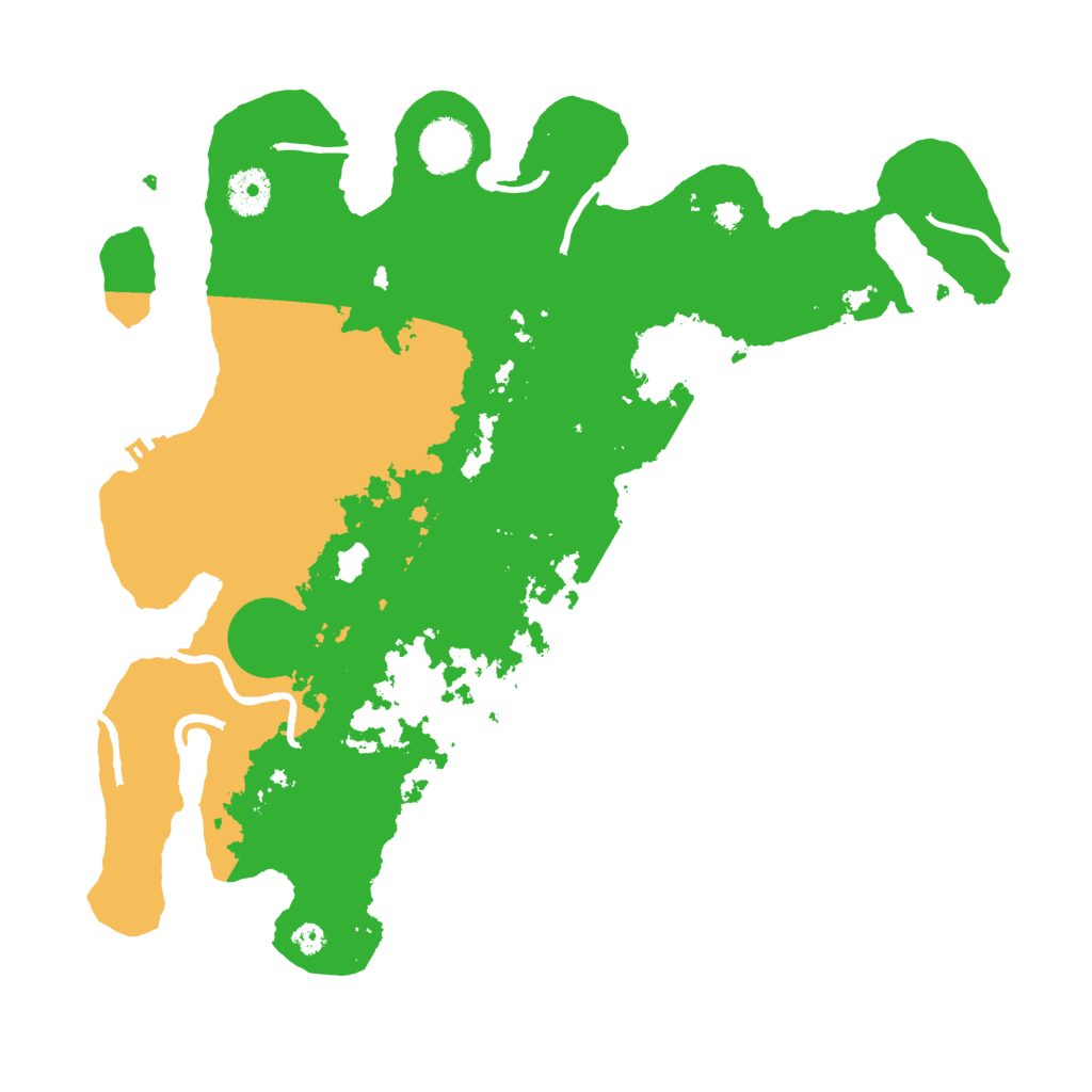 Biome Rust Map: Procedural Map, Size: 3600, Seed: 655883