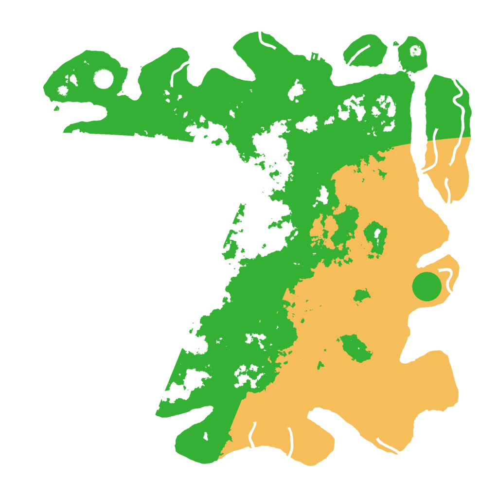 Biome Rust Map: Procedural Map, Size: 4500, Seed: 57837345