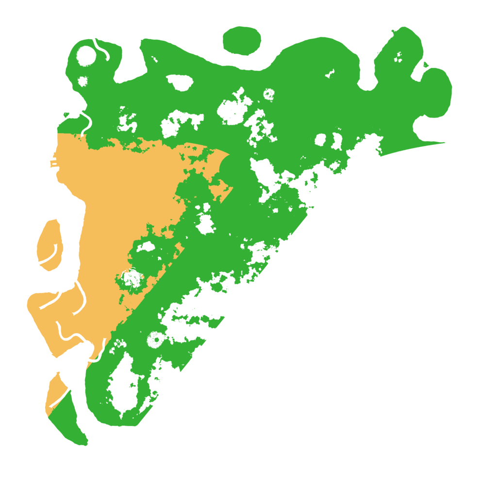 Biome Rust Map: Procedural Map, Size: 4500, Seed: 86360465