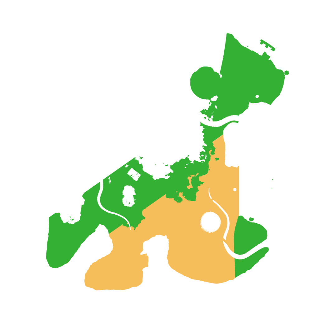 Biome Rust Map: Procedural Map, Size: 2800, Seed: 350174941