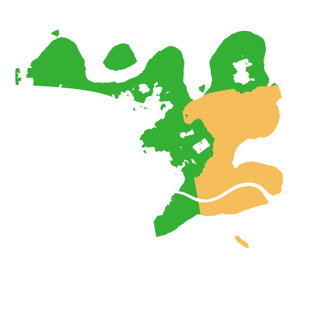 Biome Rust Map: Procedural Map, Size: 2220, Seed: 999933028