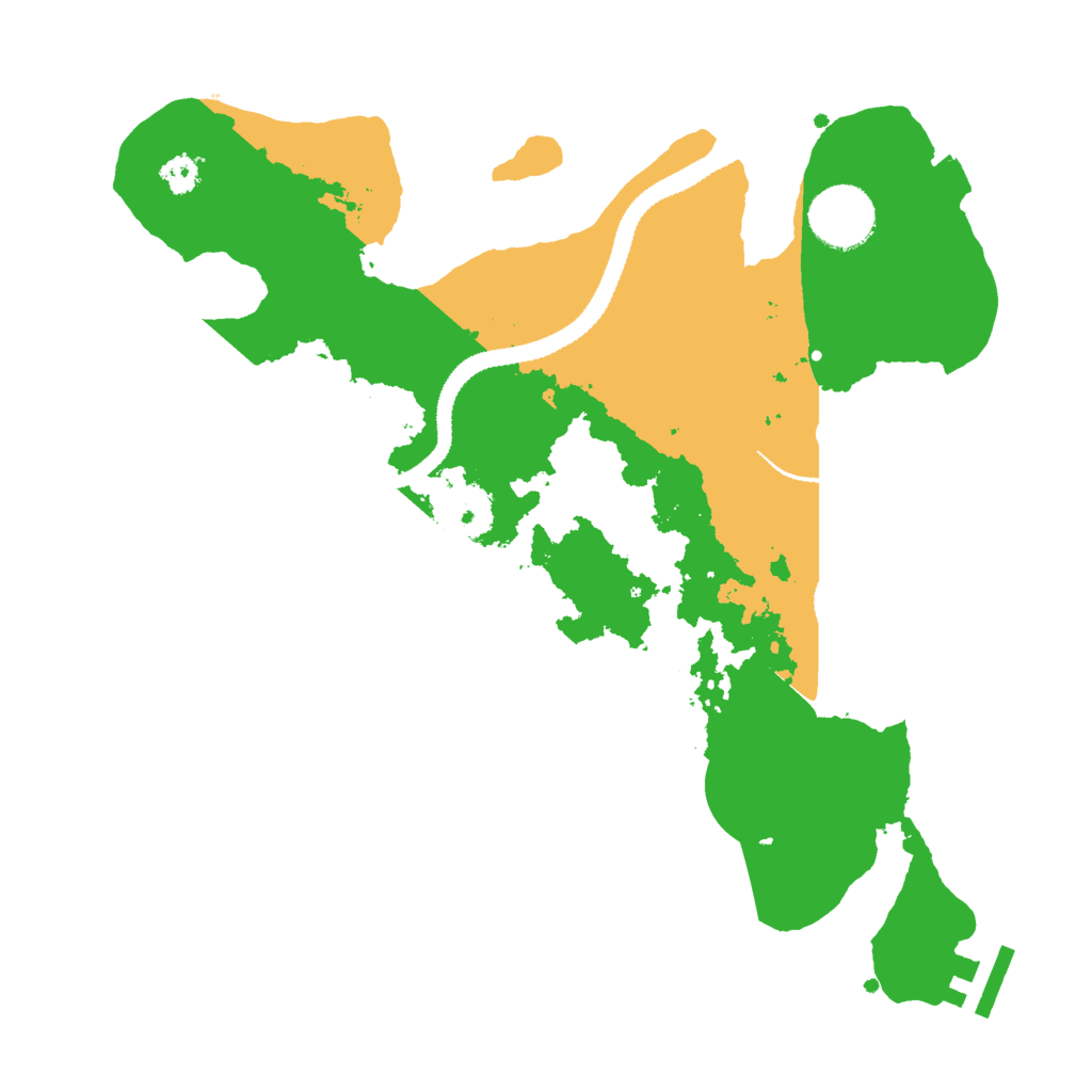 Biome Rust Map: Procedural Map, Size: 3000, Seed: 1224614267