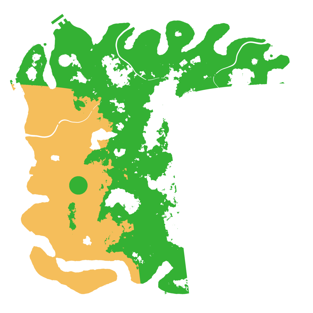 Biome Rust Map: Procedural Map, Size: 4500, Seed: 24151182