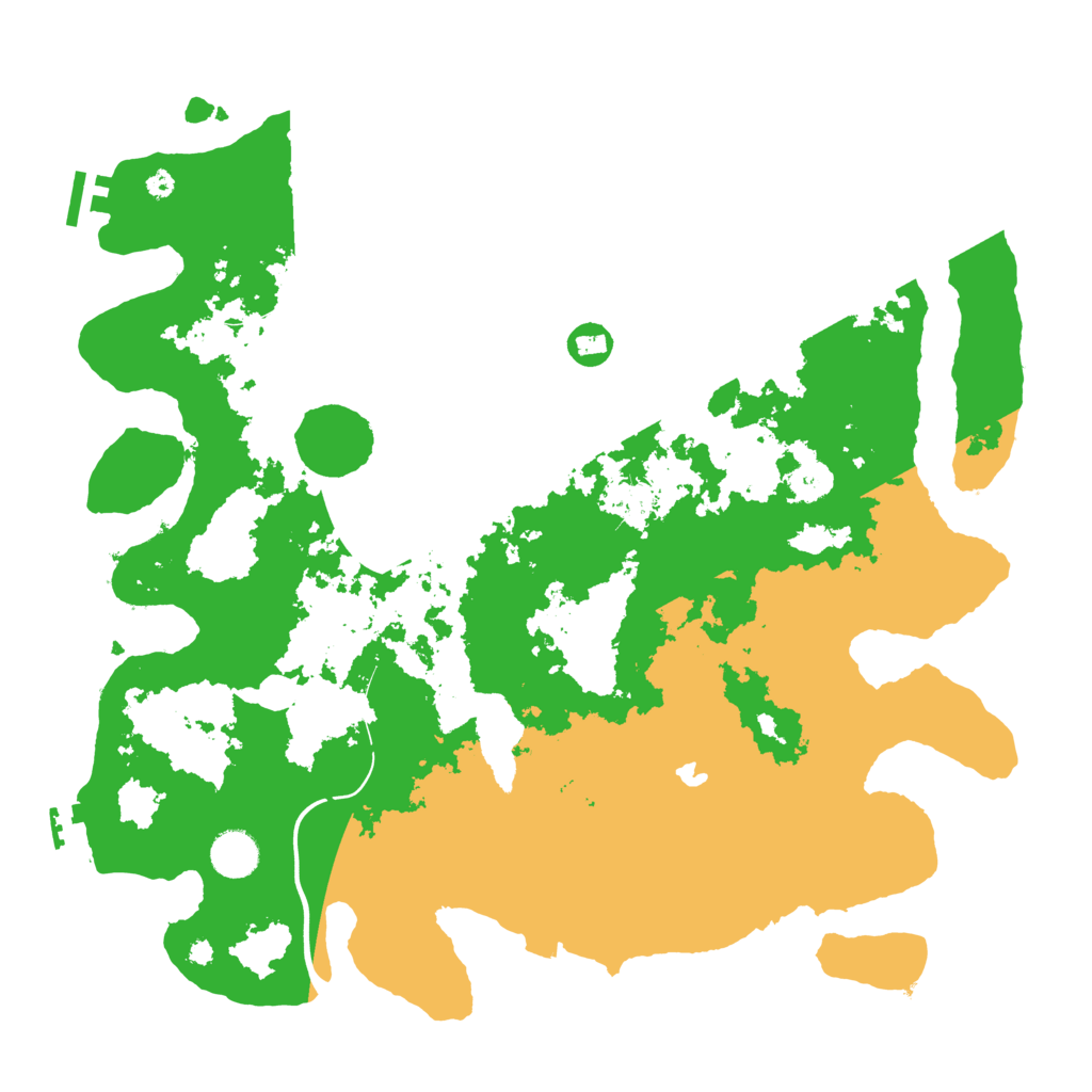 Biome Rust Map: Procedural Map, Size: 4000, Seed: 12567711