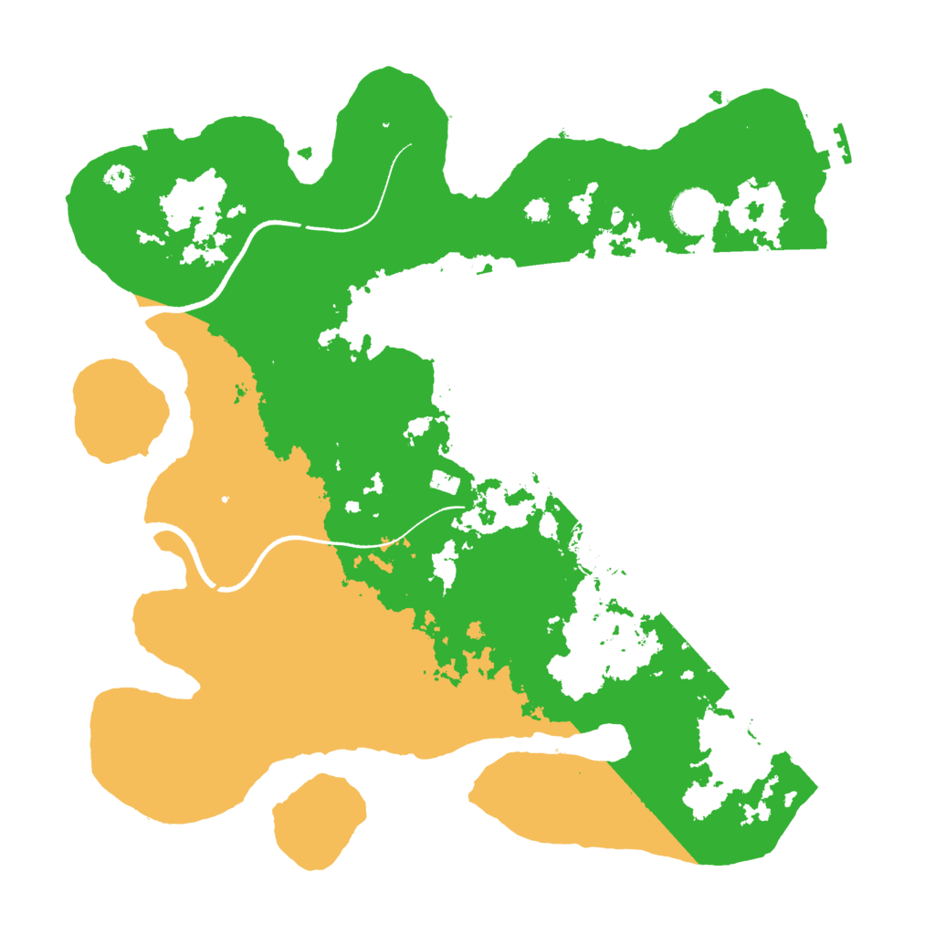 Biome Rust Map: Procedural Map, Size: 3500, Seed: 1556921228