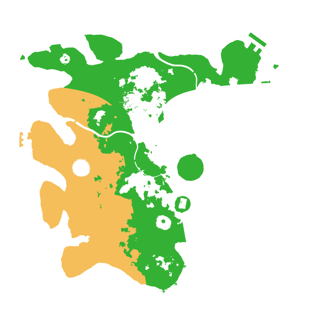 Biome Rust Map: Procedural Map, Size: 3150, Seed: 1968756081
