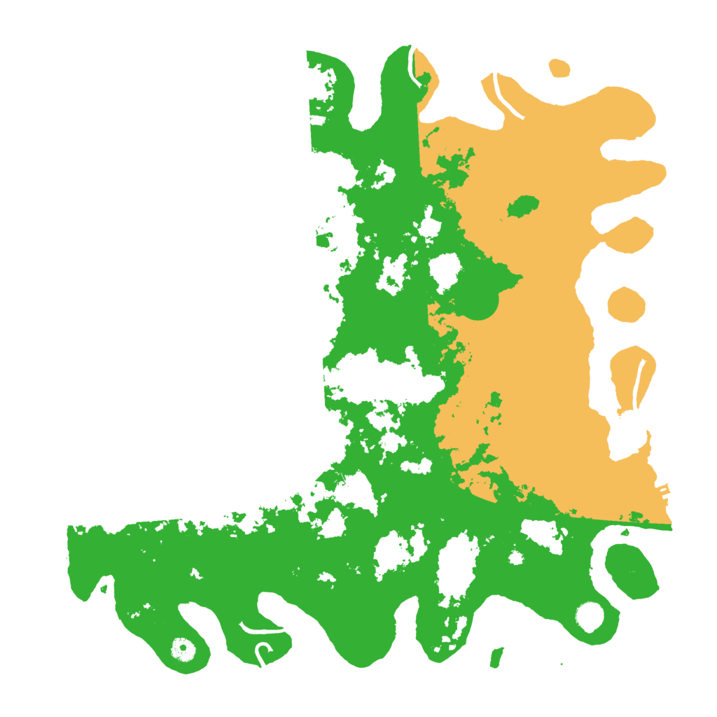 Biome Rust Map: Procedural Map, Size: 4500, Seed: 493938120