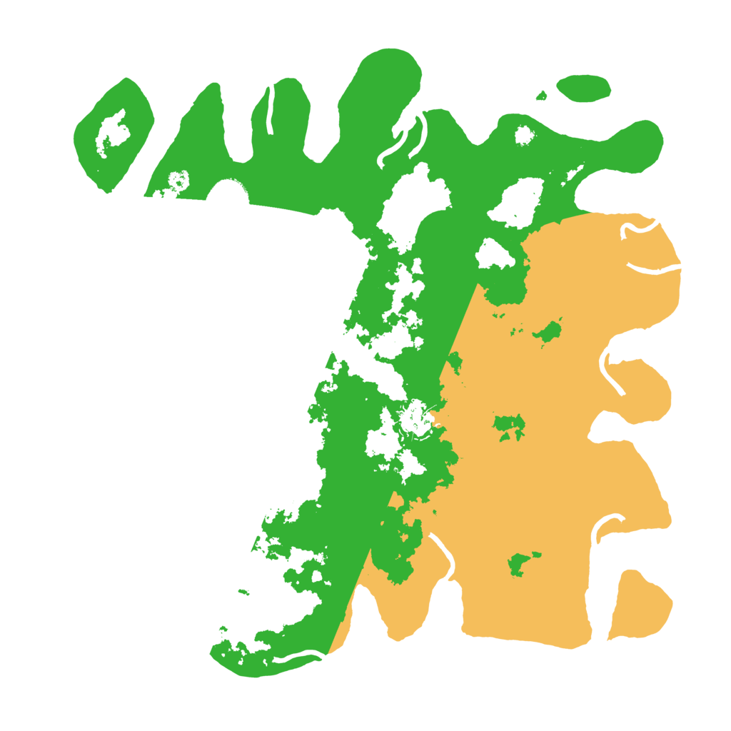 Biome Rust Map: Procedural Map, Size: 3510, Seed: 12345