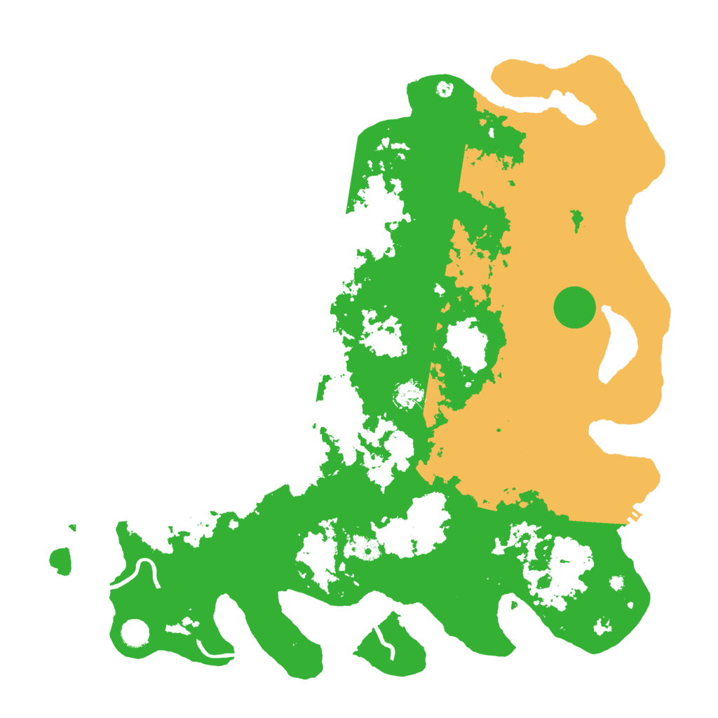 Biome Rust Map: Procedural Map, Size: 4500, Seed: 1660904707