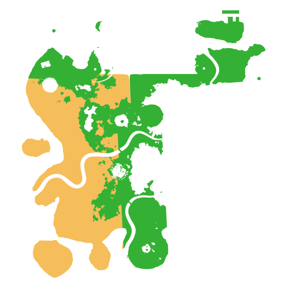 Biome Rust Map: Procedural Map, Size: 3500, Seed: 1621150257