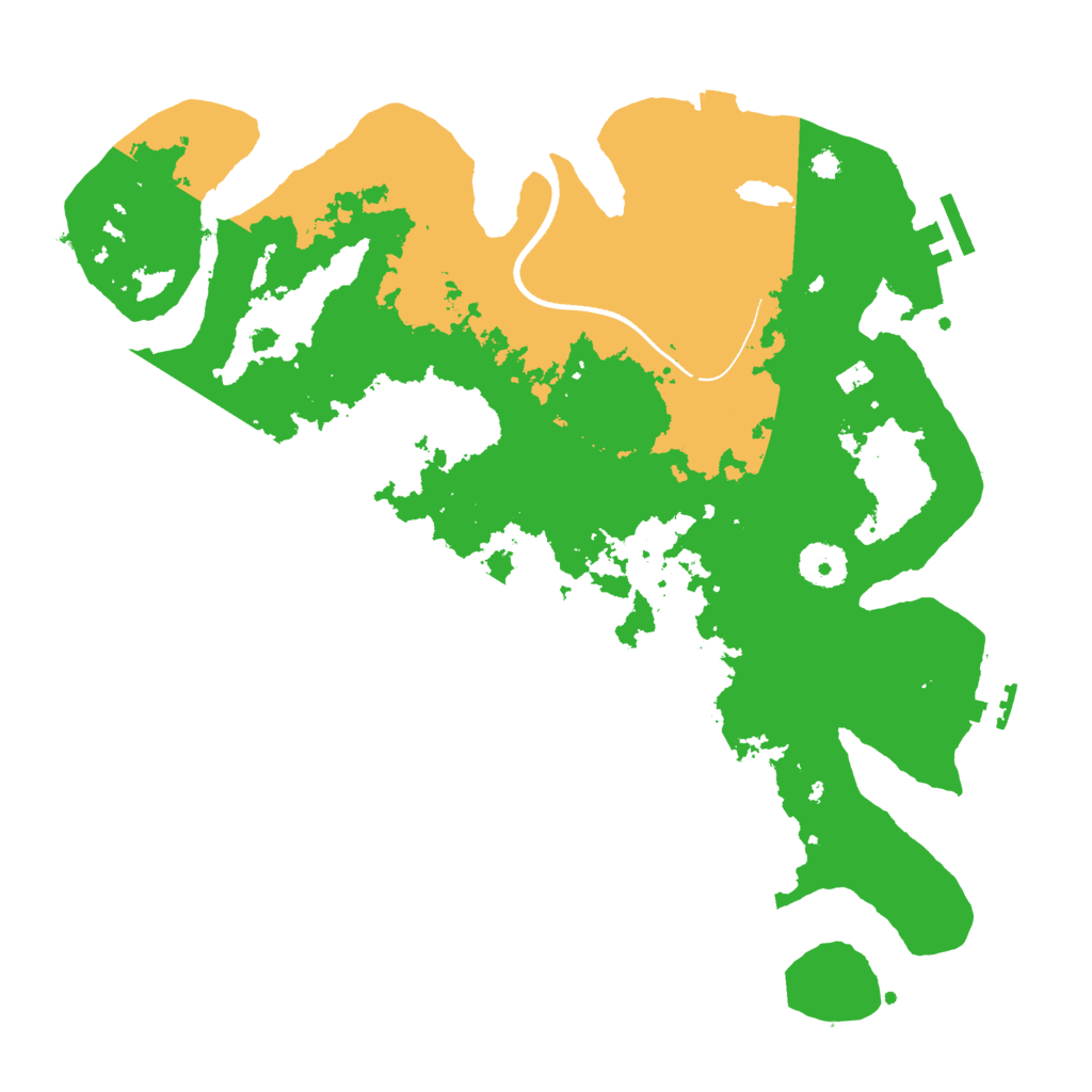Biome Rust Map: Procedural Map, Size: 3500, Seed: 1710062285
