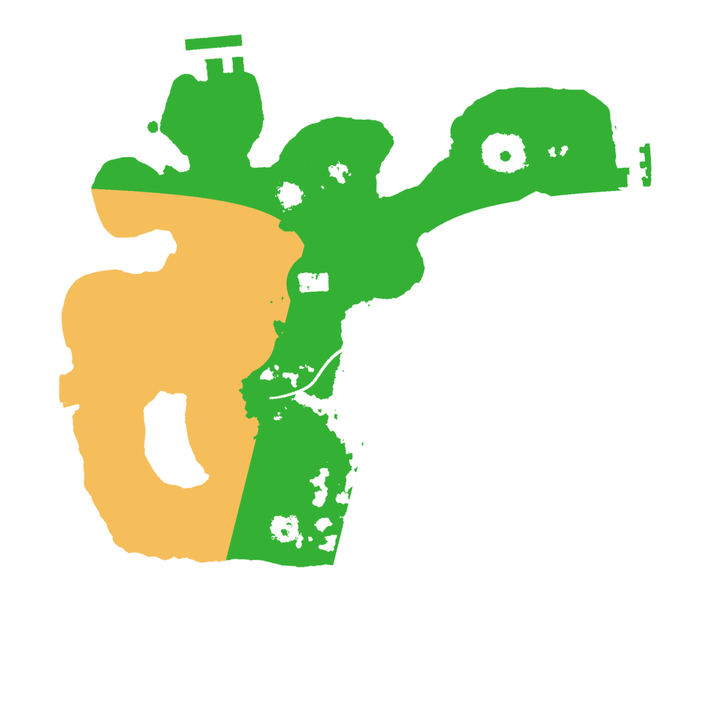 Biome Rust Map: Procedural Map, Size: 2500, Seed: 1094941131