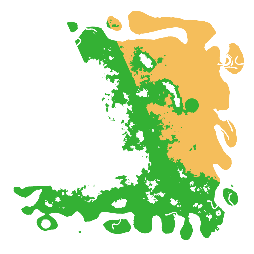 Biome Rust Map: Procedural Map, Size: 4800, Seed: 836429099