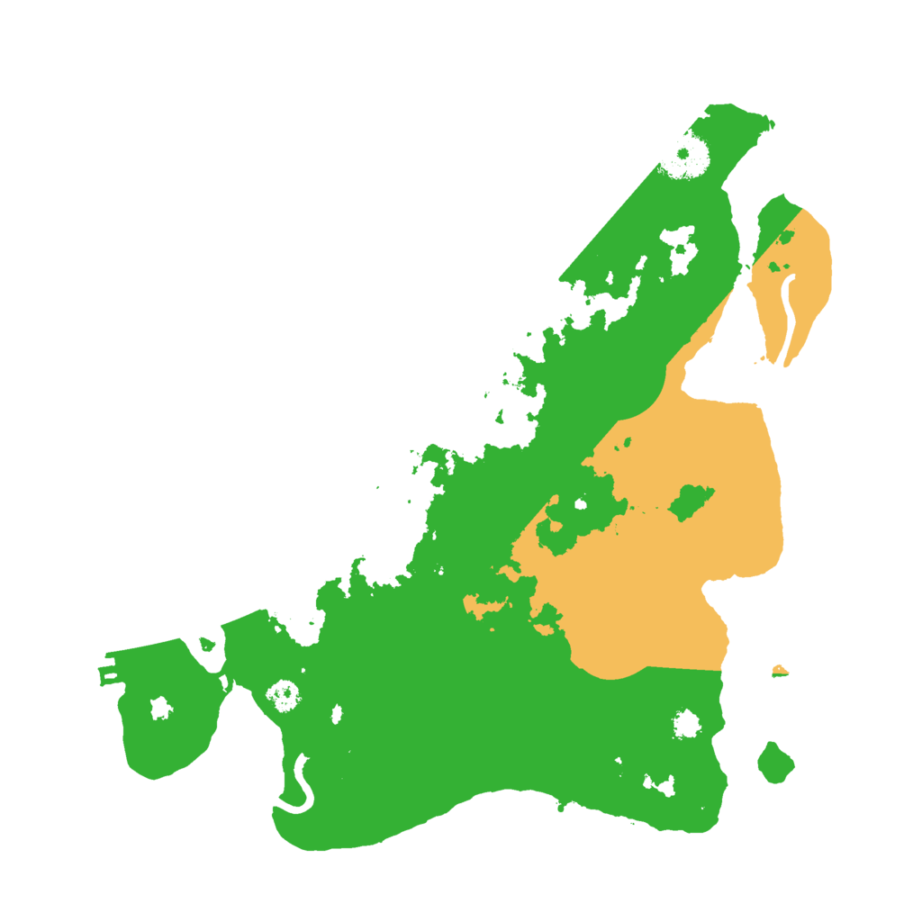 Biome Rust Map: Procedural Map, Size: 3000, Seed: 14737847