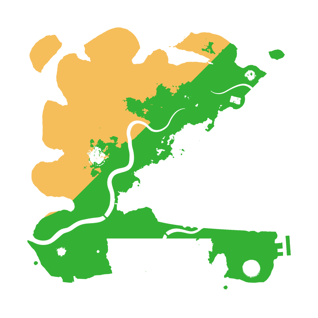 Biome Rust Map: Procedural Map, Size: 3250, Seed: 160984614
