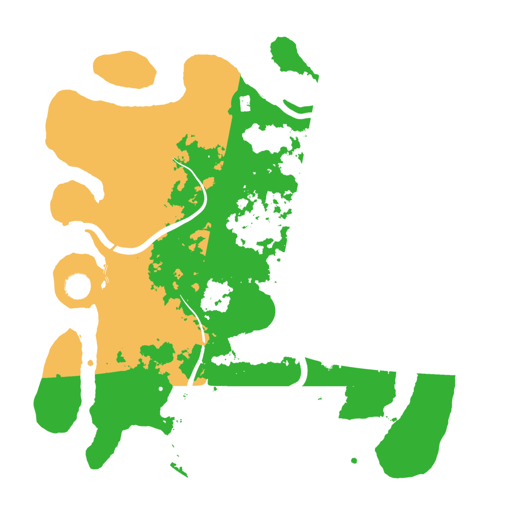 Biome Rust Map: Procedural Map, Size: 3500, Seed: 1259944447