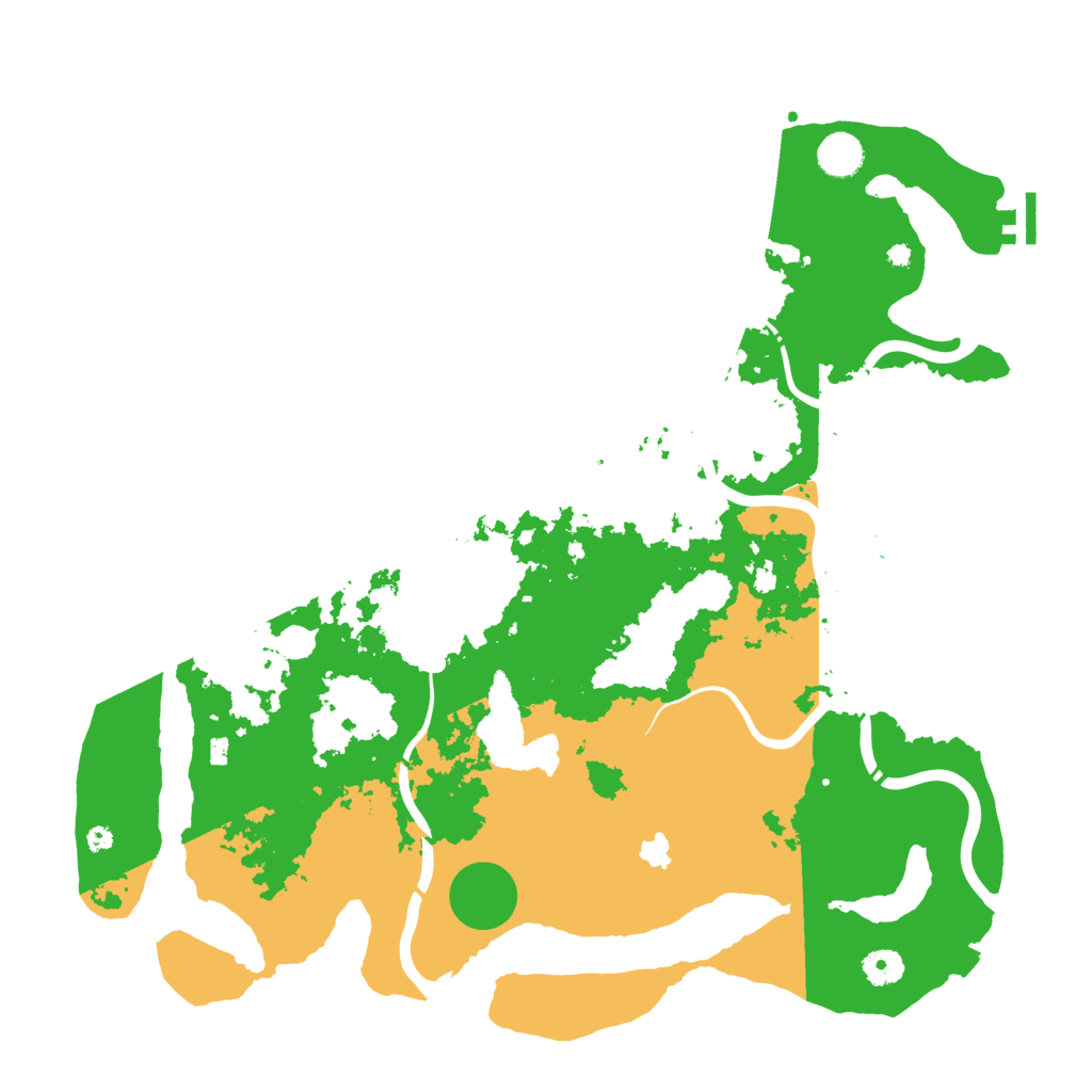 Biome Rust Map: Procedural Map, Size: 4250, Seed: 43113