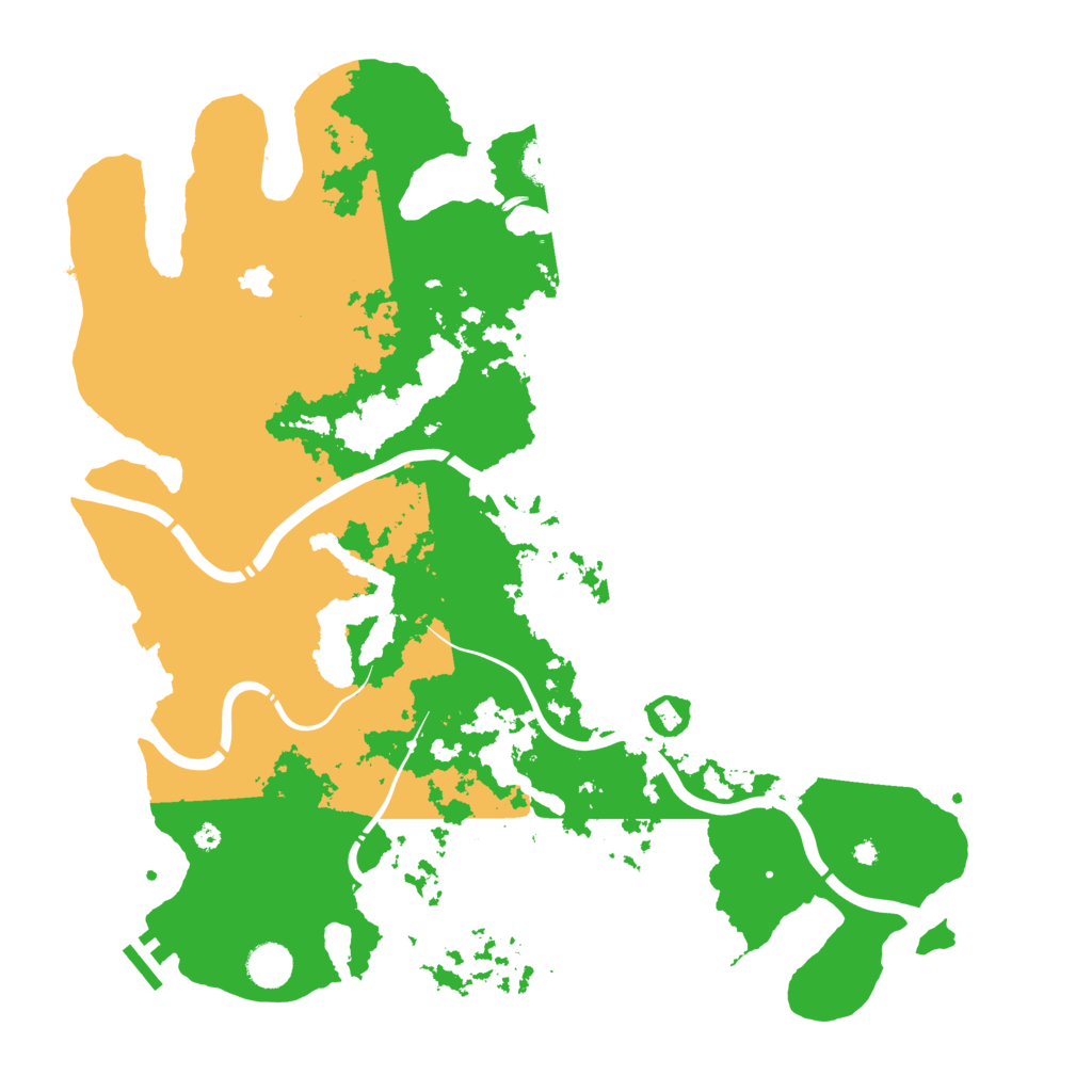 Biome Rust Map: Procedural Map, Size: 4250, Seed: 2124150774