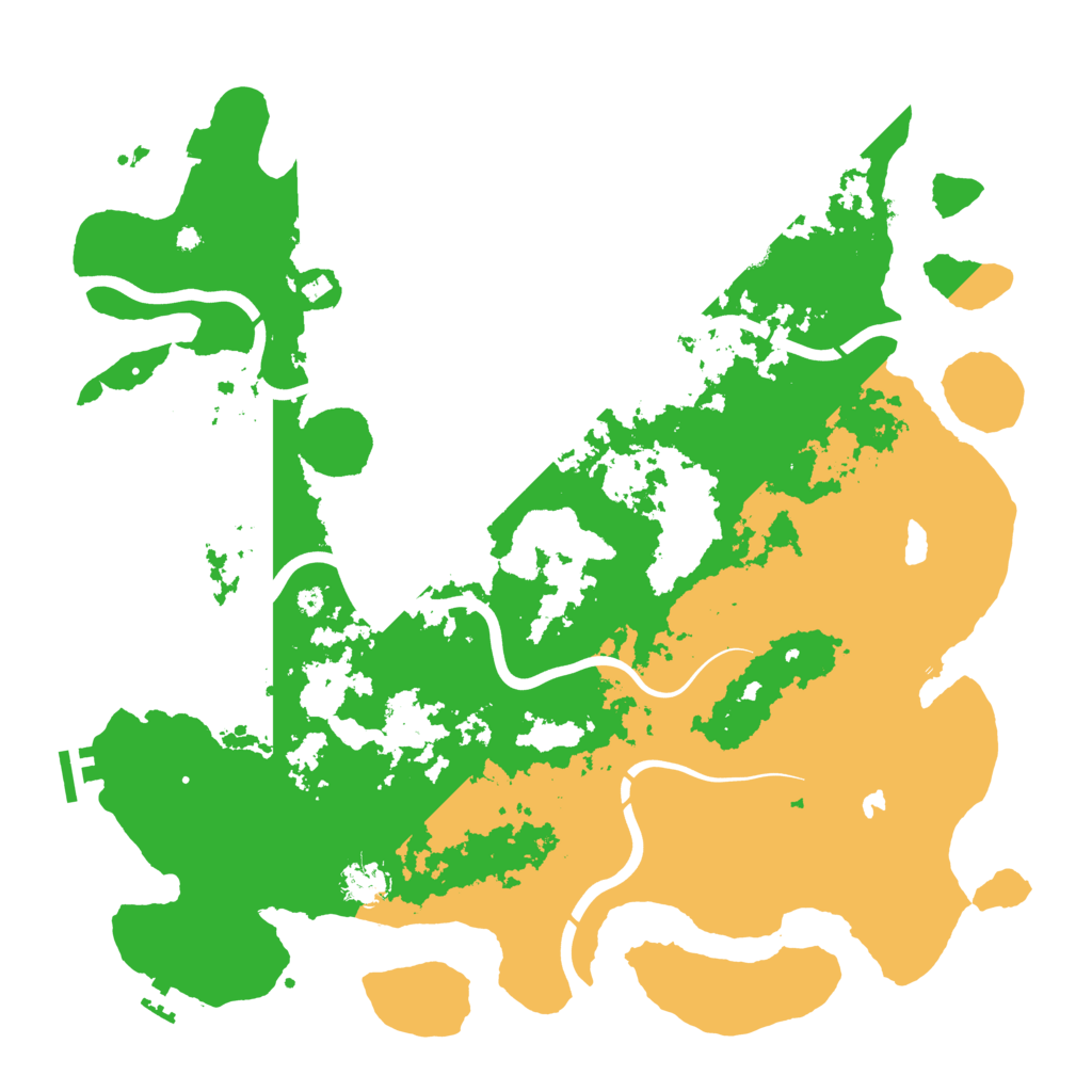 Biome Rust Map: Procedural Map, Size: 4250, Seed: 10000001