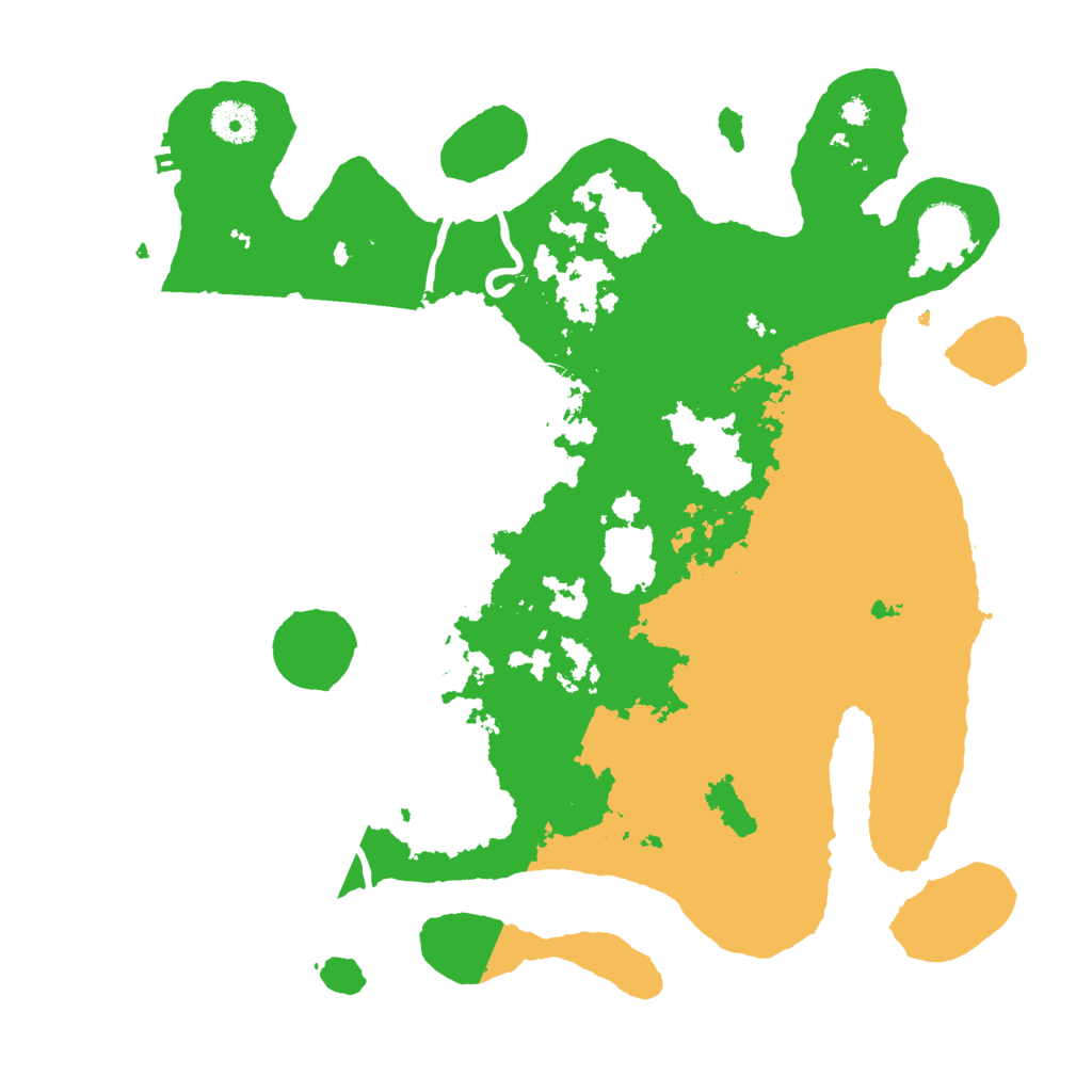Biome Rust Map: Procedural Map, Size: 3700, Seed: 324056556