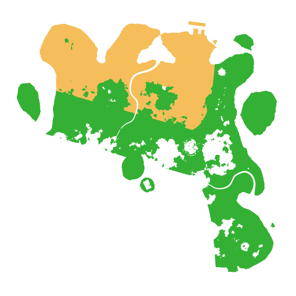 Biome Rust Map: Procedural Map, Size: 3488, Seed: 2147483647