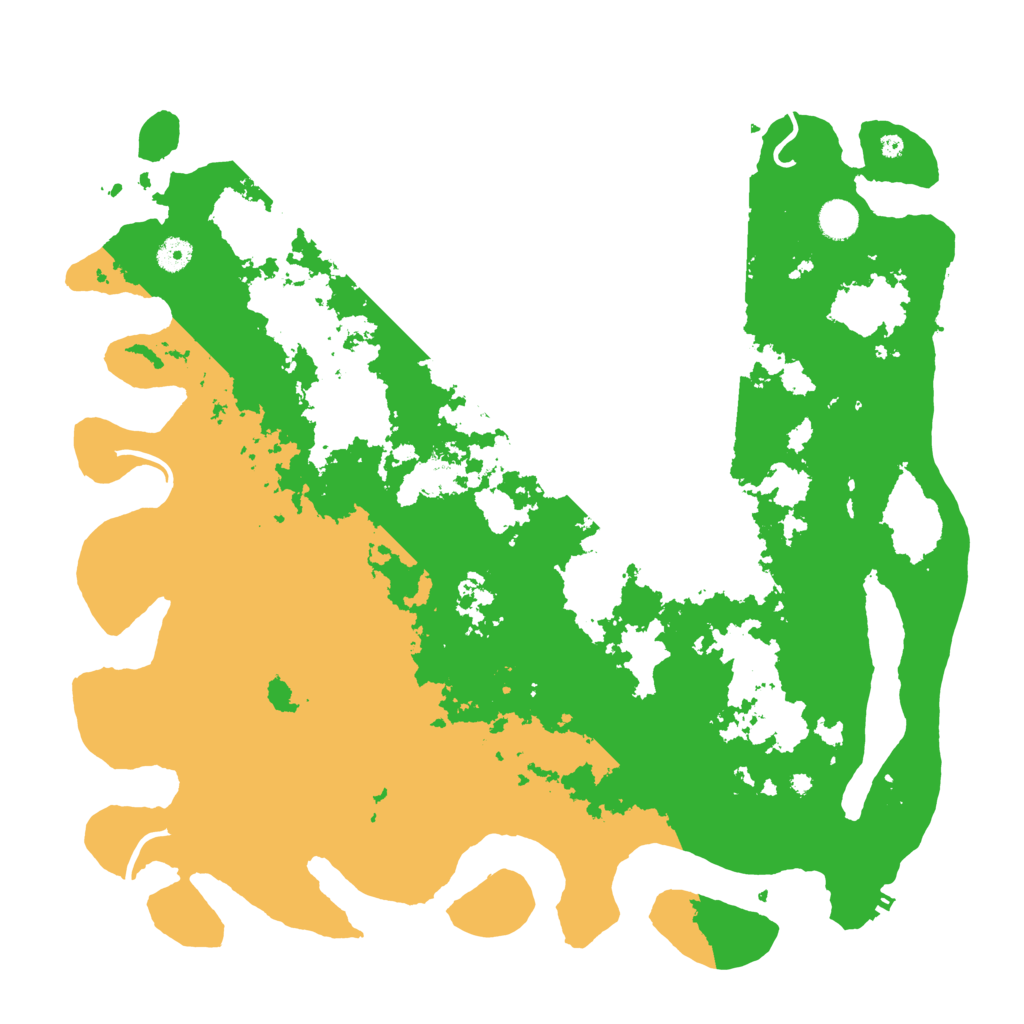 Biome Rust Map: Procedural Map, Size: 4500, Seed: 1681057730