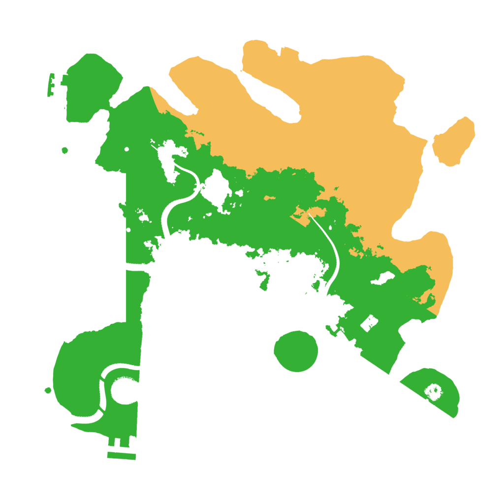 Biome Rust Map: Procedural Map, Size: 3250, Seed: 32649