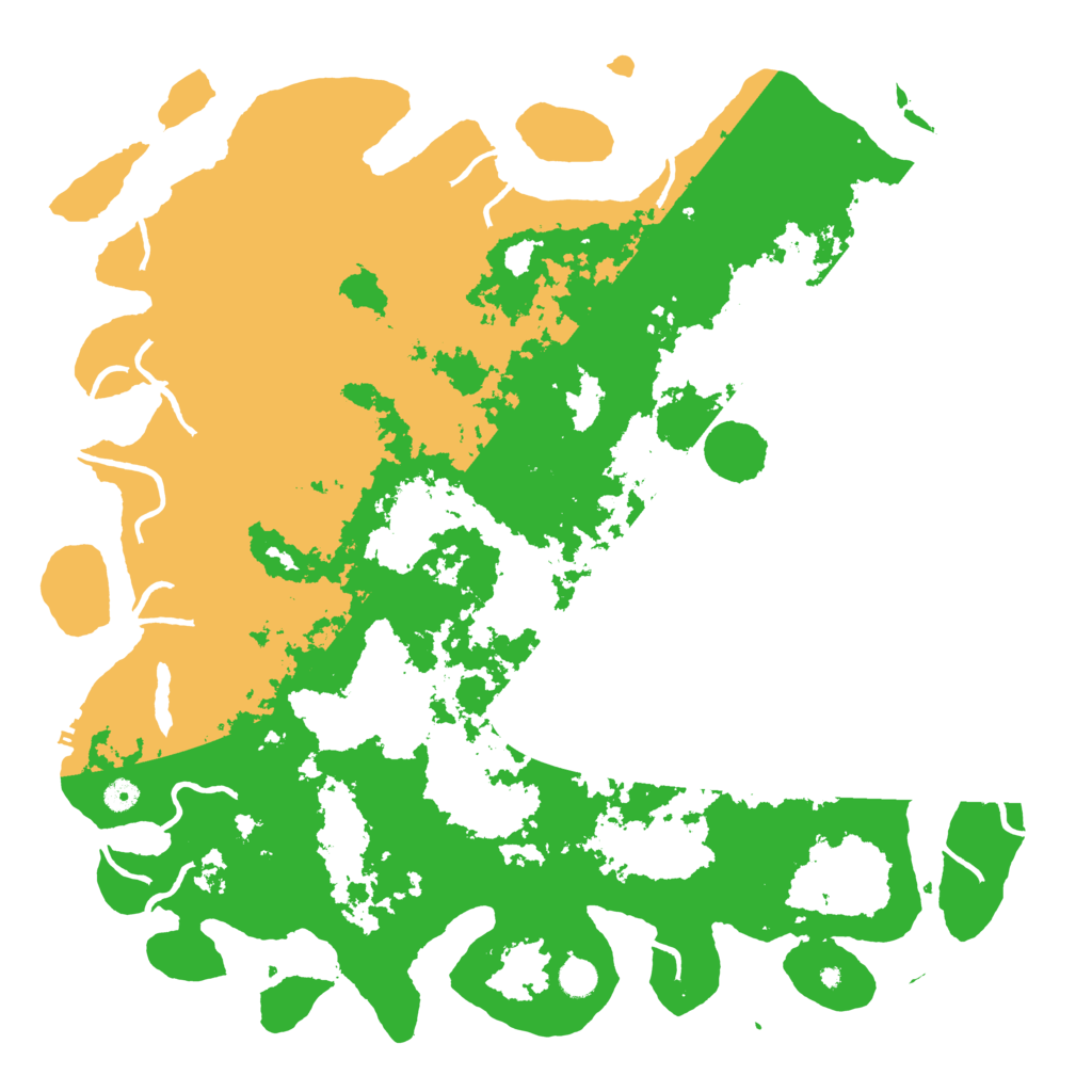 Biome Rust Map: Procedural Map, Size: 5000, Seed: 229615