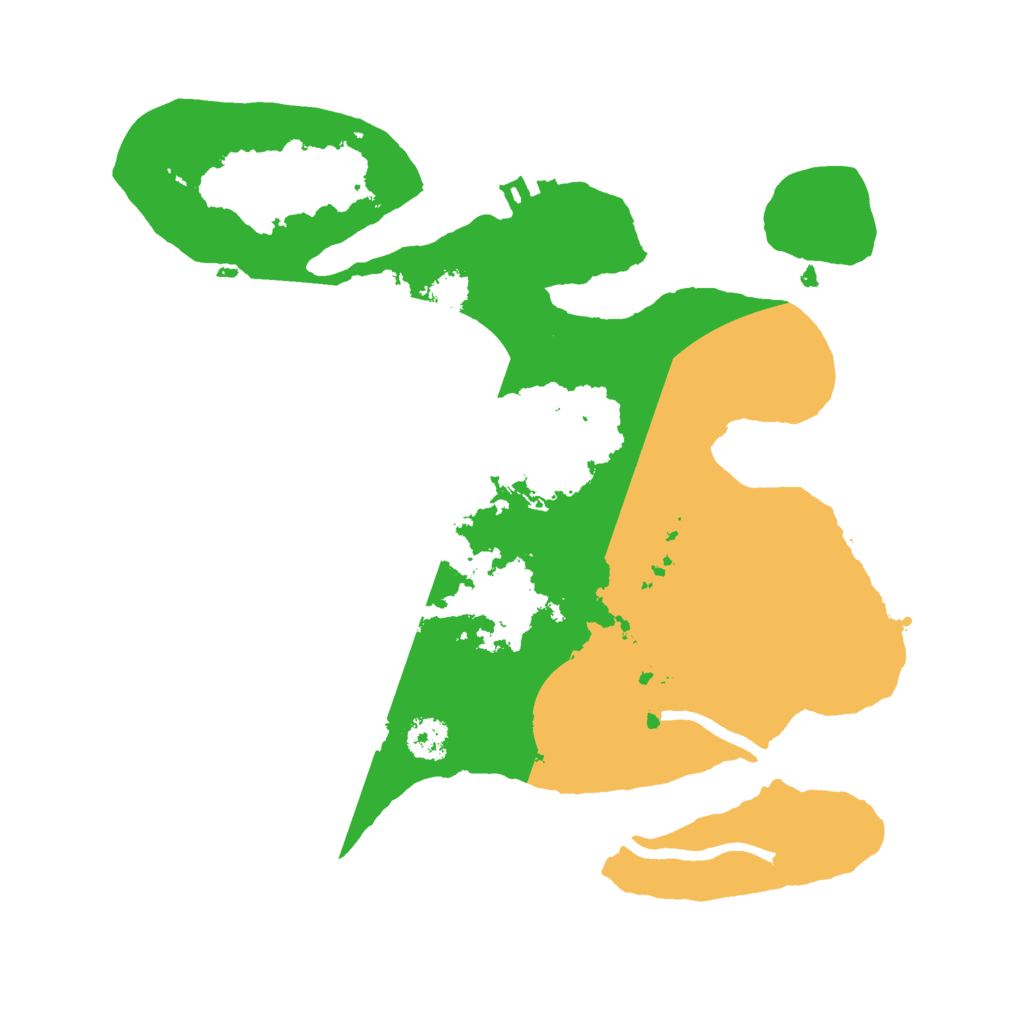 Biome Rust Map: Procedural Map, Size: 2500, Seed: 798922475