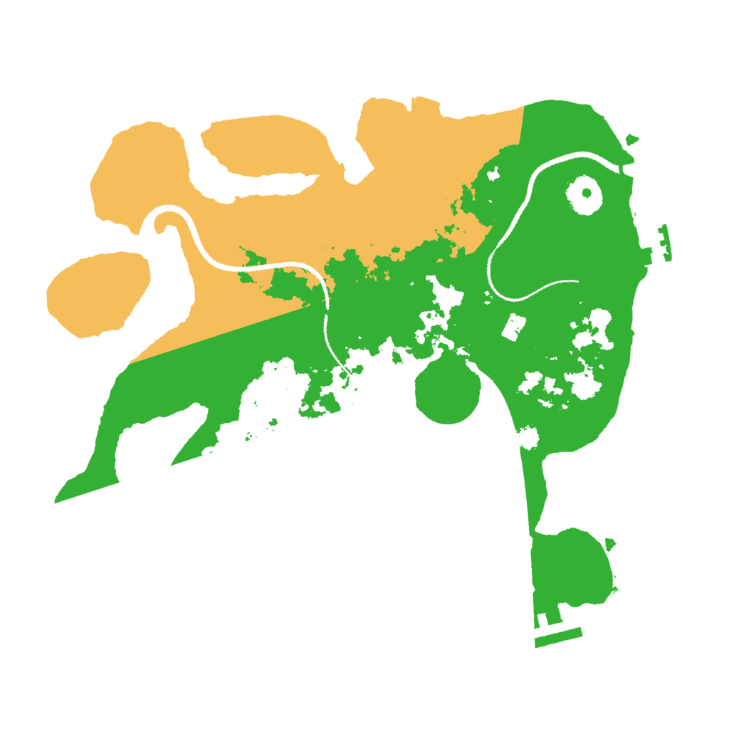 Biome Rust Map: Procedural Map, Size: 3000, Seed: 11591