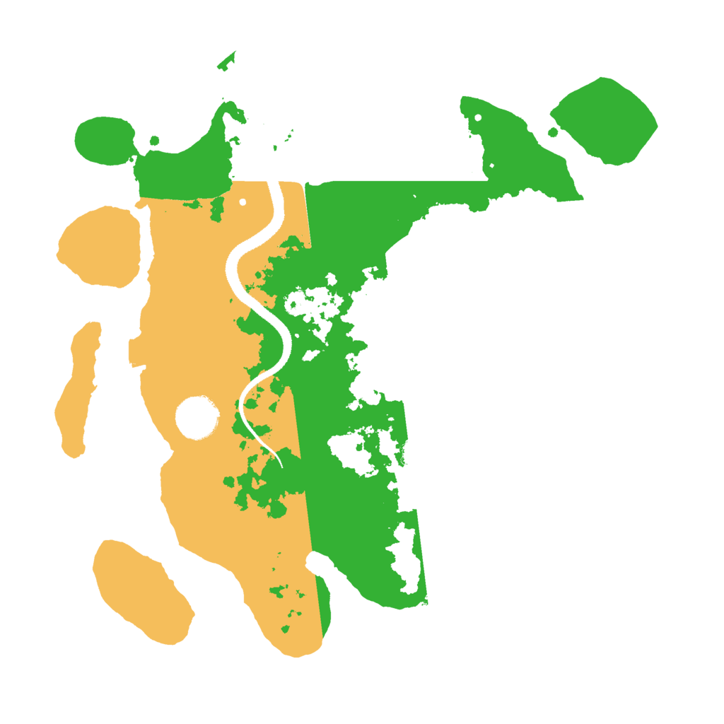 Biome Rust Map: Procedural Map, Size: 3000, Seed: 1293936980