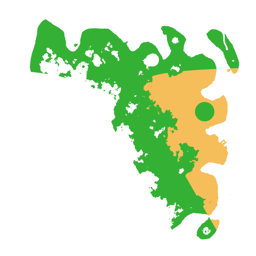 Biome Rust Map: Procedural Map, Size: 3500, Seed: 898985194